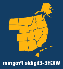 WICHE-eligible program logo, showing map of the 14 participating states.